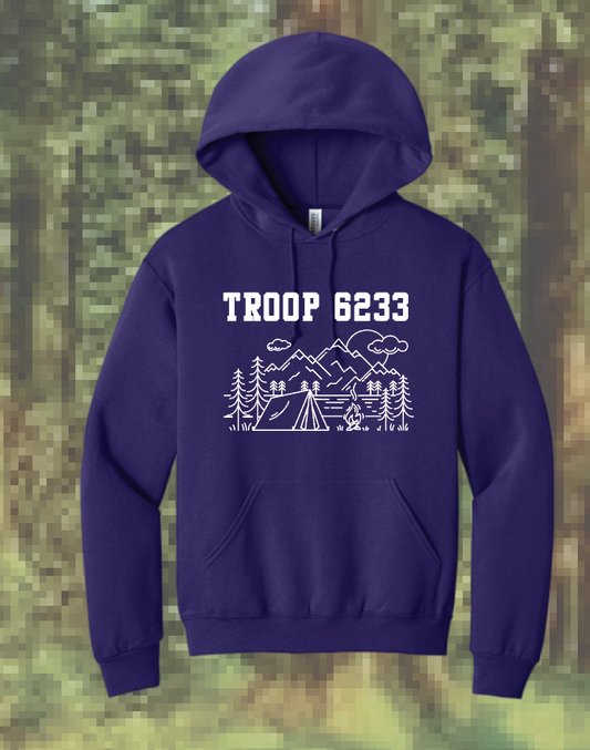 Troop 6233 Gildan Hooded Sweatshirt