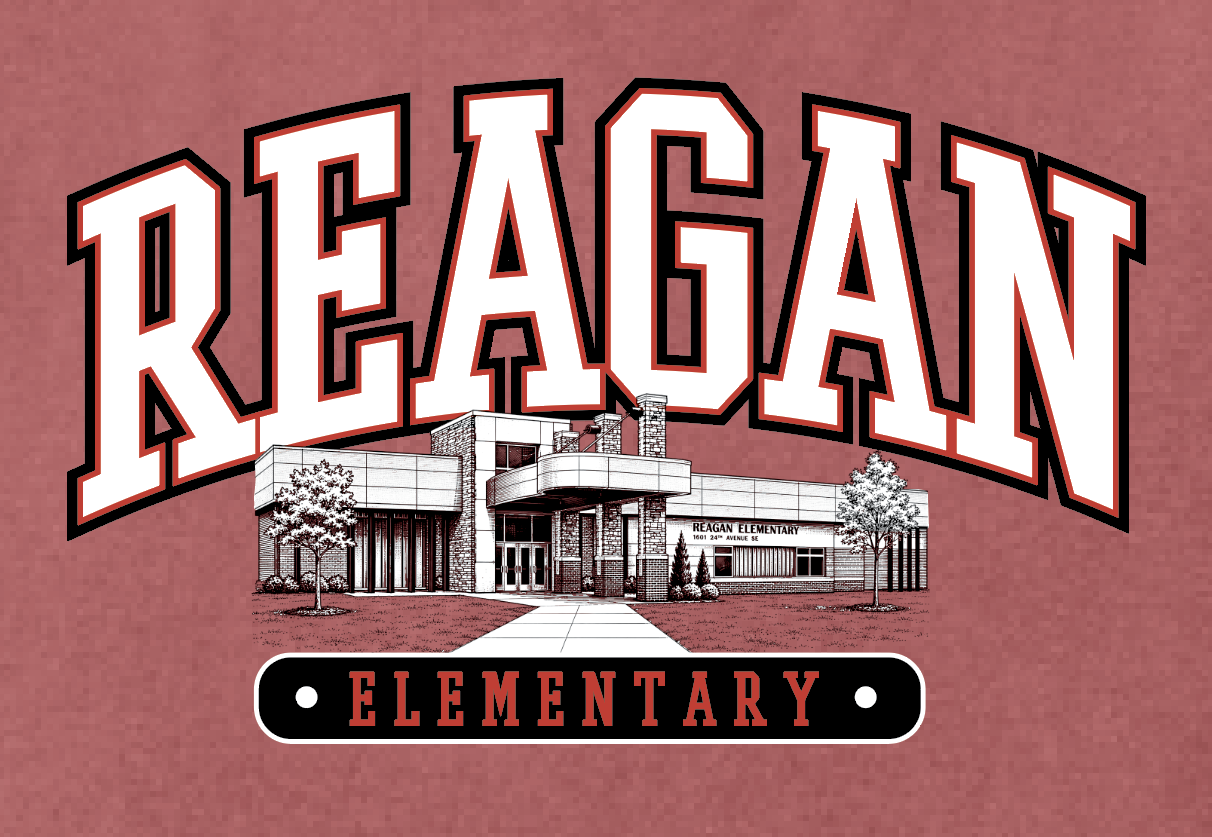 Reagan "Building" Design Comfort Colors S/S T-shirt (crimson)