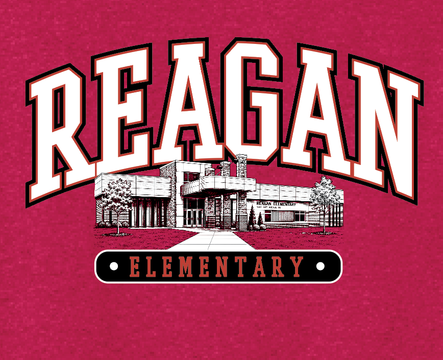 Reagan "Building" Design Gildan S/S T-shirt (cardinal)
