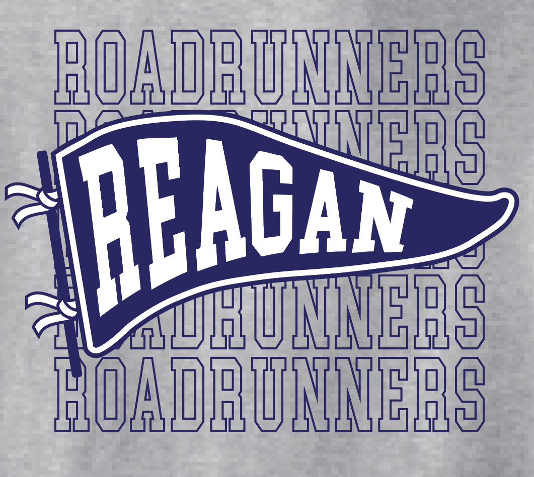 Reagan "Pennant" Design Gildan S/S T-shirt (heather)