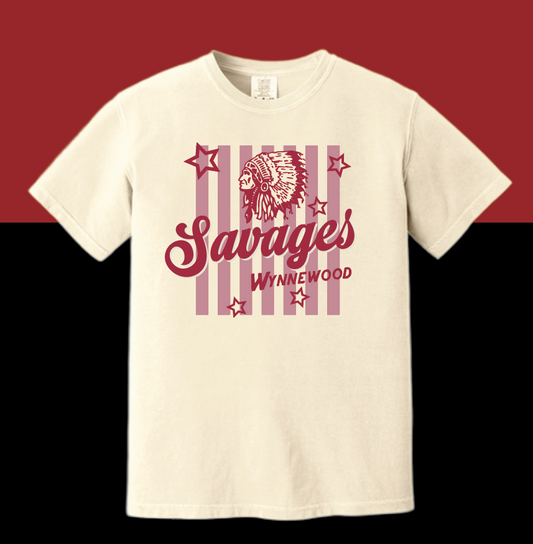 Wynnewood ES "Stripe" Design Comfort Colors S/S T-shirt