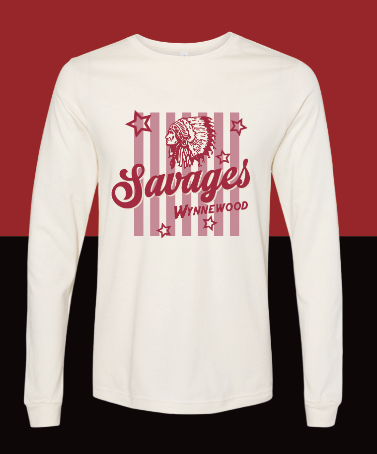 Wynnewood ES "Stripe" Design BellaCanvas L/S T-shirt
