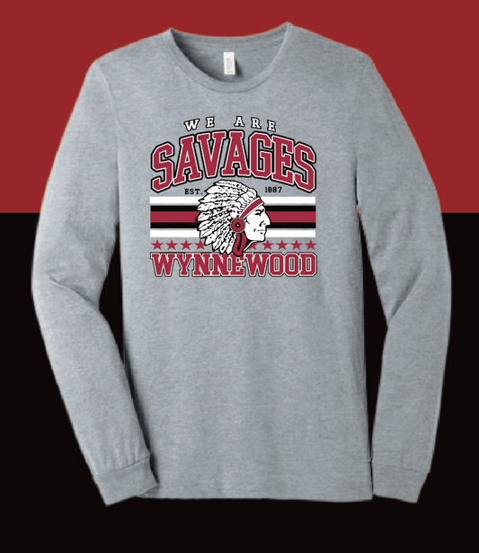 Wynnewood ES "Arch" Design BellaCanvas L/S T-shirt