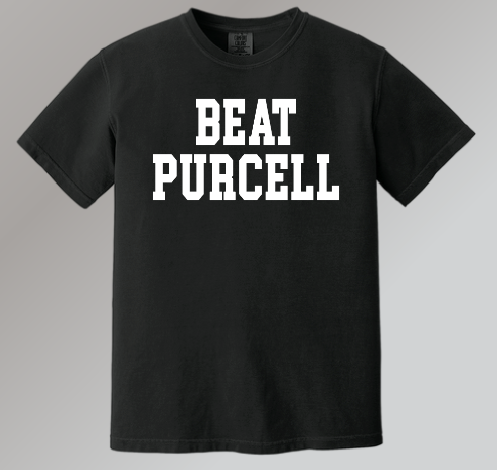 Washington Football "Beat Purcell" Comfort Colors S/S T-shirt (black)