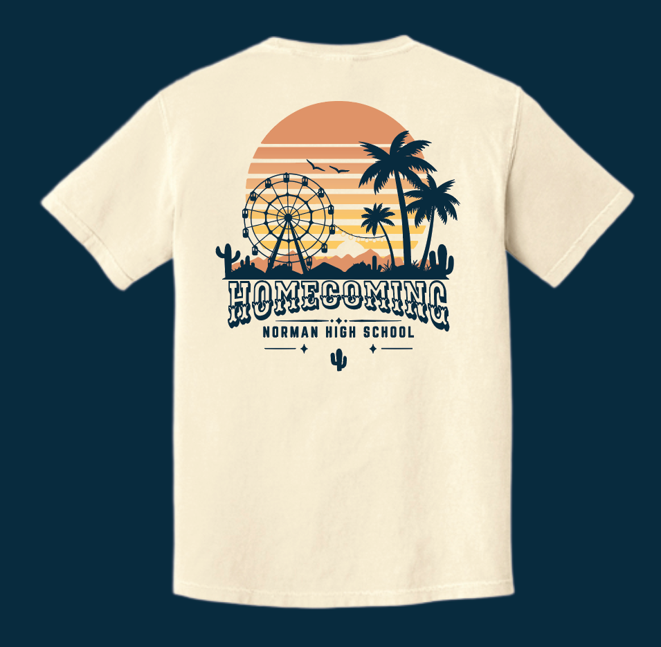 NHS Homecoming Comfort Colors S/S T-shirt