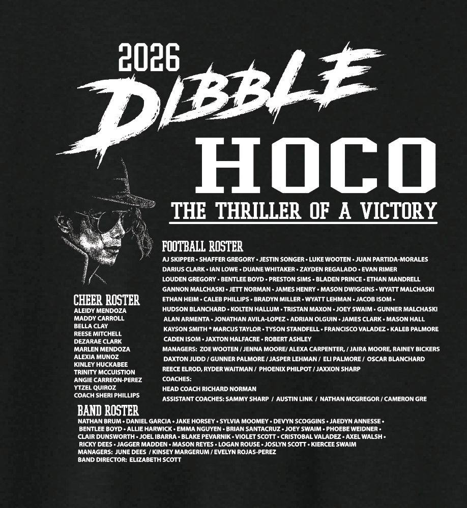 Dibble Football HOCO Gildan Hooded Sweatshirt