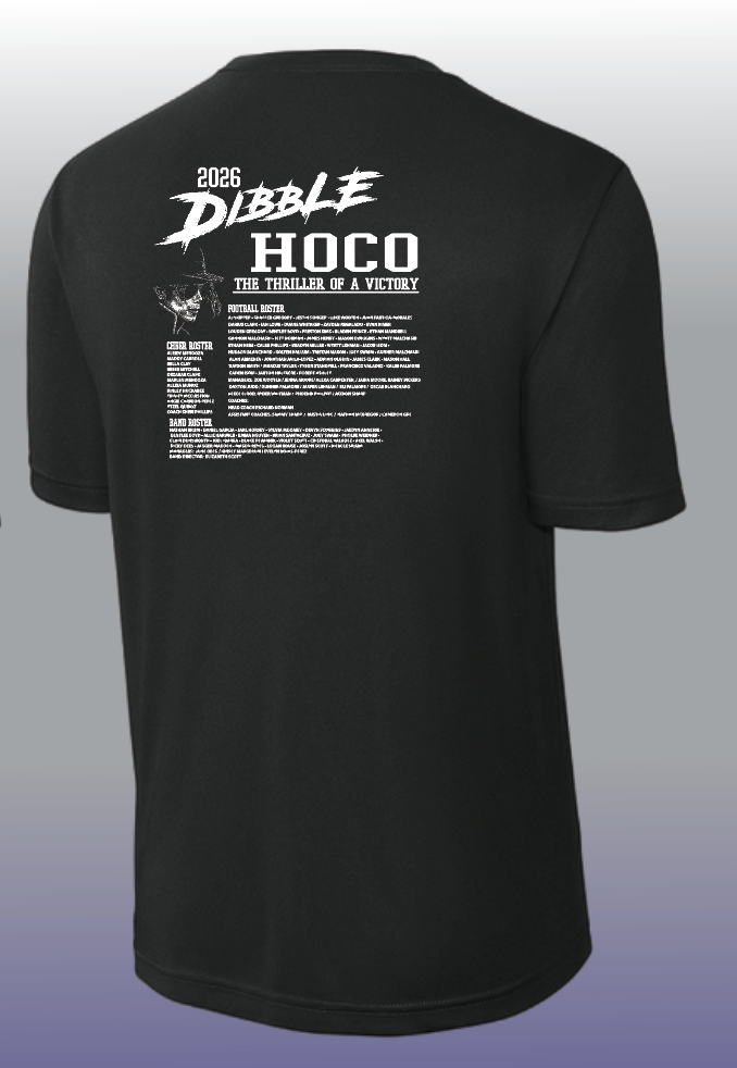 Dibble Football HOCO Sport-Tek Dri-fit S/S T-shirt