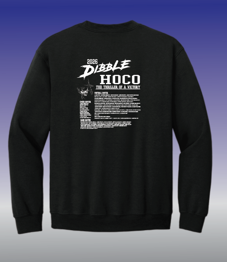 Dibble Football HOCO Gildan Crewneck Sweatshirt