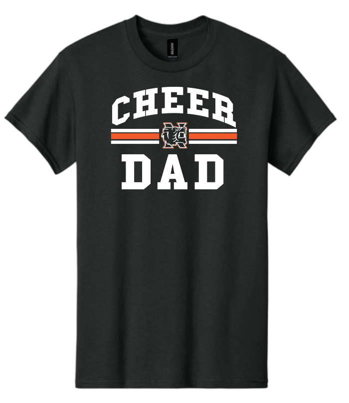 NHS Cheer "Cheer Dad" Design Comfort Colors S/S T-shirt