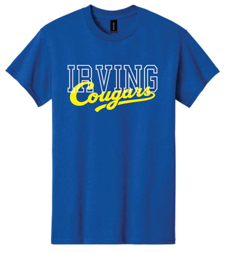 Irving "Irving Cougars" Design Gildan S/S T-shirt