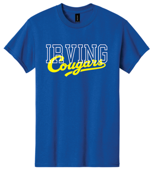 Irving "Irving Cougars" Design Gildan S/S T-shirt