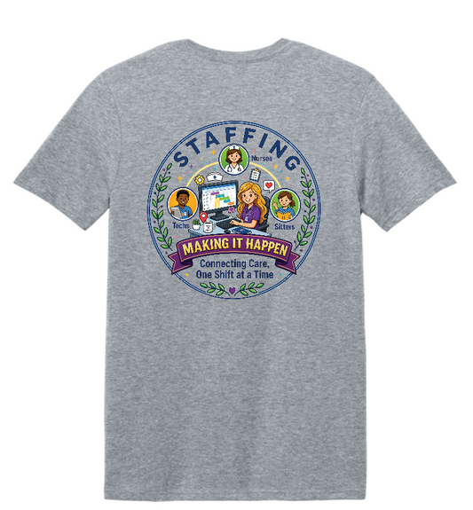 NRH Staffing "Staffing" Design S/S T-shirt
