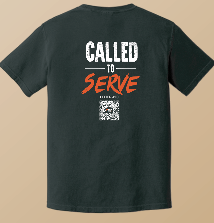 Calvary Baptist Church "QR Code" Design Comfort Colors S/S T-shirt (black)