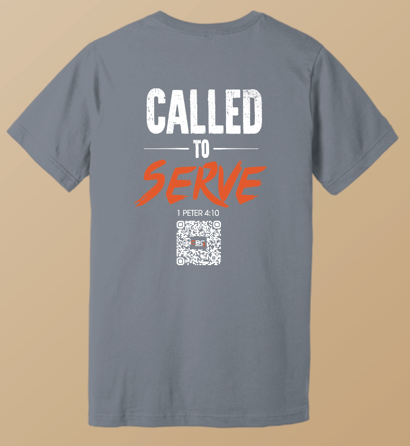 Calvary Baptist Church "QR Code" Design BellaCanvas S/S T-shirt (grey)
