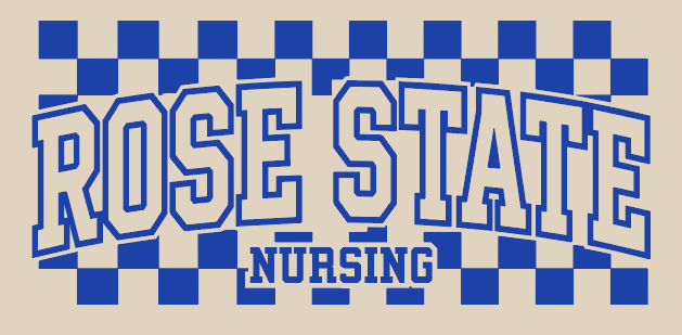 Rose State Nursing "Checkerboard" Hooded Sweatshirt