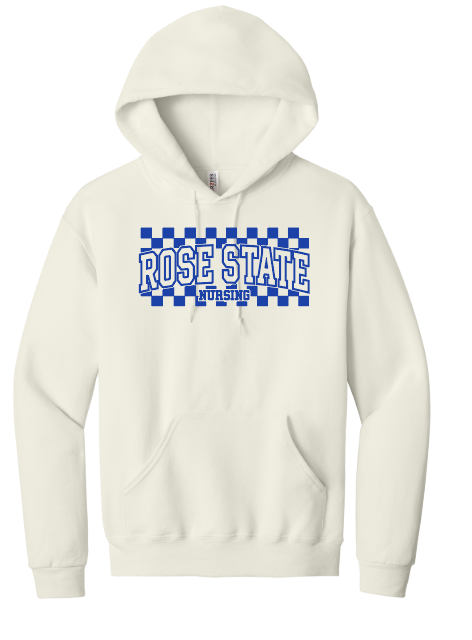 Rose State Nursing "Checkerboard" Hooded Sweatshirt