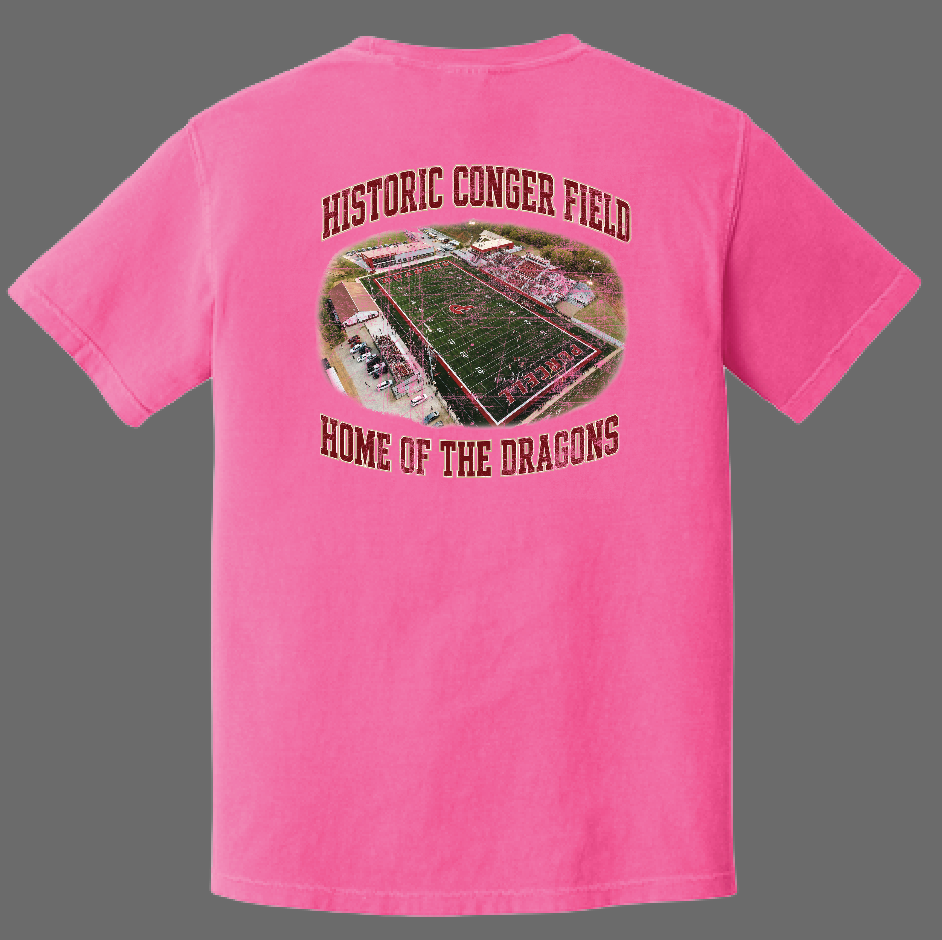 Purcell Band "Full Color Field" Design Comfort Colors S/S T-shirt (neon pink)