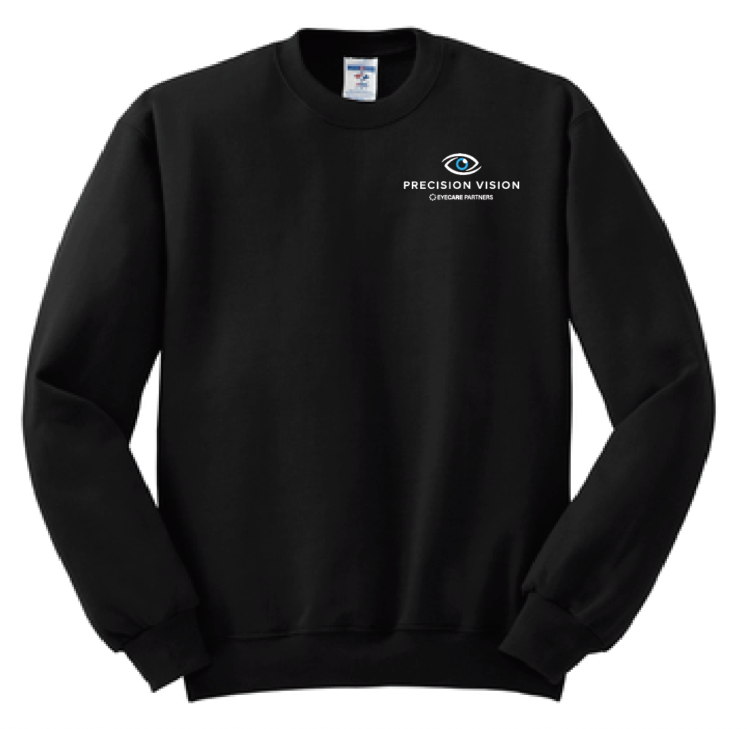 Precision Vision "Logo" Design Crewneck Sweatshirt (black)