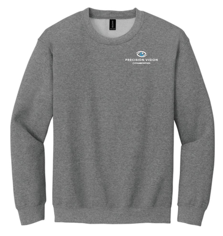 Precision Vision "Logo" Design Crewneck Sweatshirt (graphite heather)