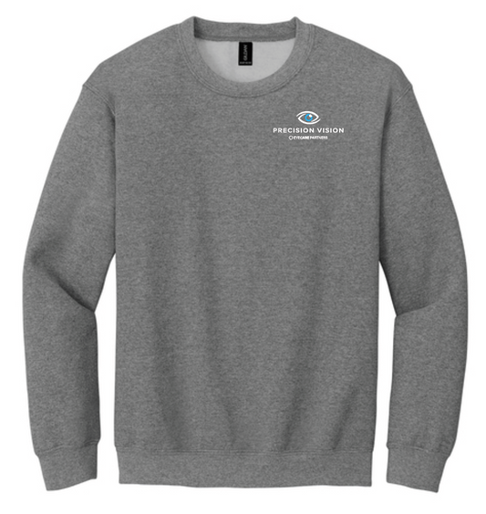Precision Vision "Logo" Design Crewneck Sweatshirt (graphite heather)