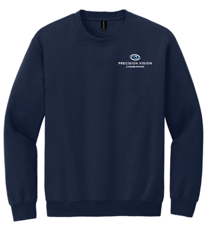 Precision Vision "Logo" Design Crewneck Sweatshirt (navy)