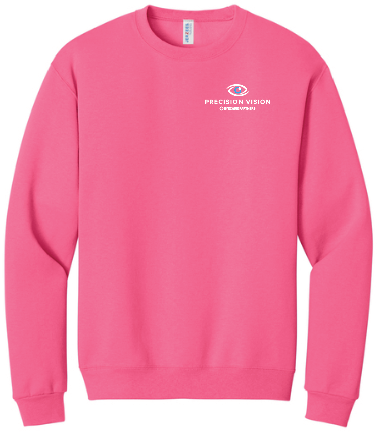 Precision Vision "Logo" Design Crewneck Sweatshirt (pink)