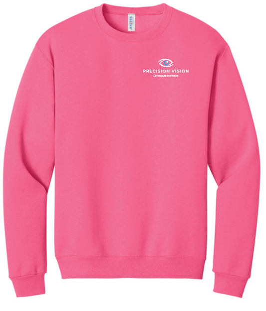 Precision Vision "Logo" Design Crewneck Sweatshirt (pink)