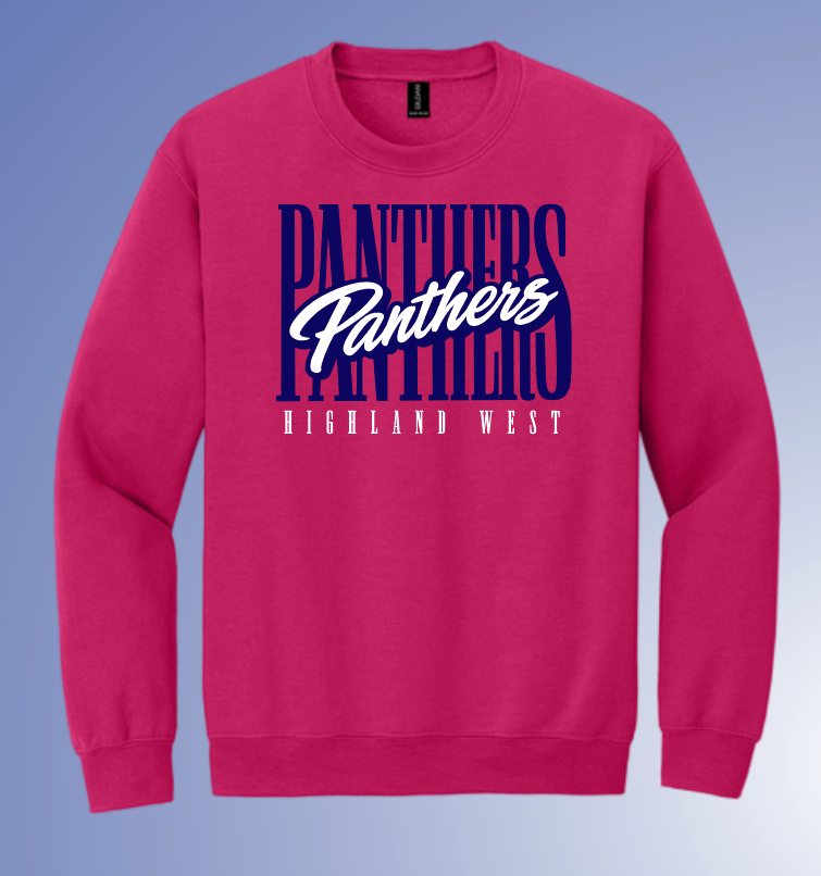 HWJH Cheer "Tall Script" Crewneck Sweatshirt