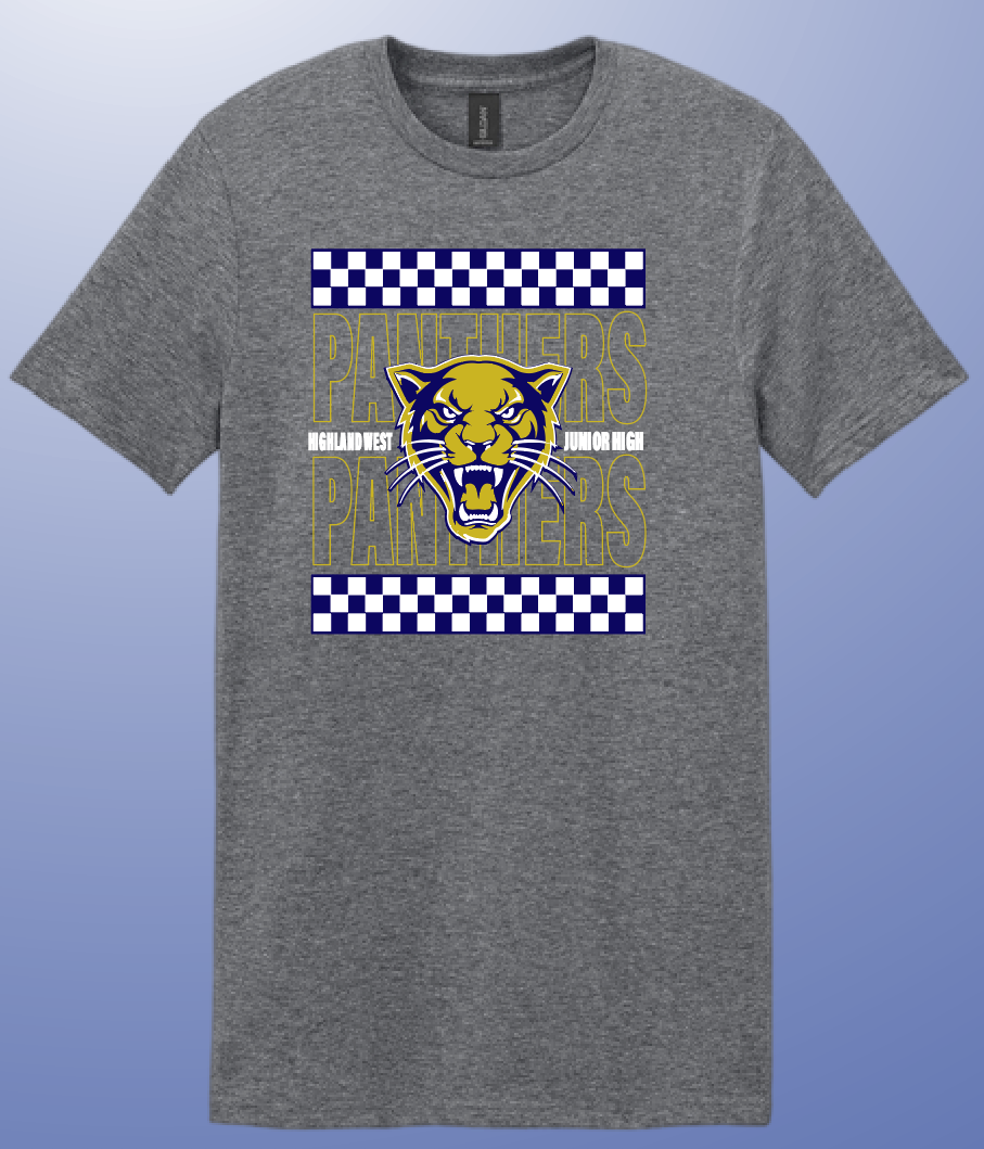 HWJH Cheer "Checkerboard" S/S T-shirt