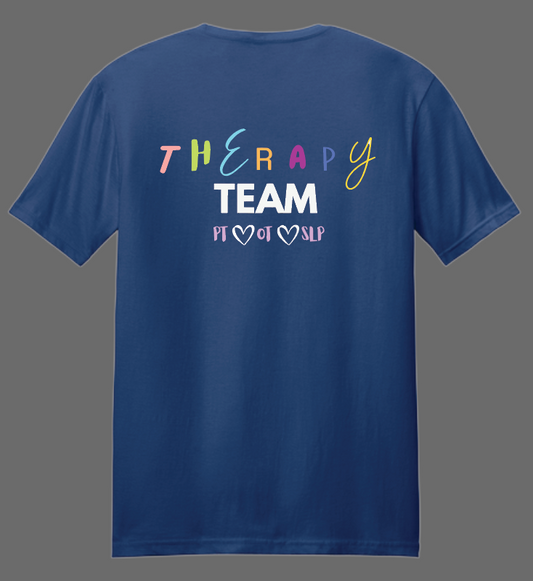 NRH Rehab "Therapy Team" Design S/S T-shirt (metro blue)