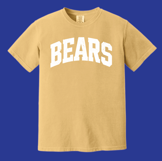 Noble Soccer "Distress" Design Comfort Colors S/S T-shirt (mustard)