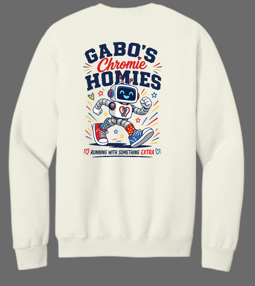 Gabo's Chromie Homies Jerzees Crewneck Sweatshirt