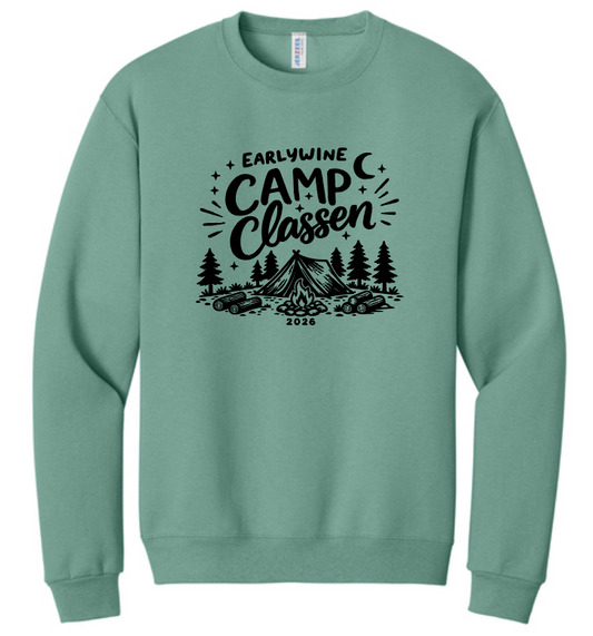 Earlywine Camp Classen Crewneck Sweatshirt (sage)