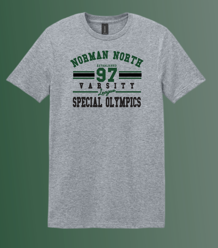 NN Special Olympics "Varsity" Design Softstyle S/S T-shirt (heather)