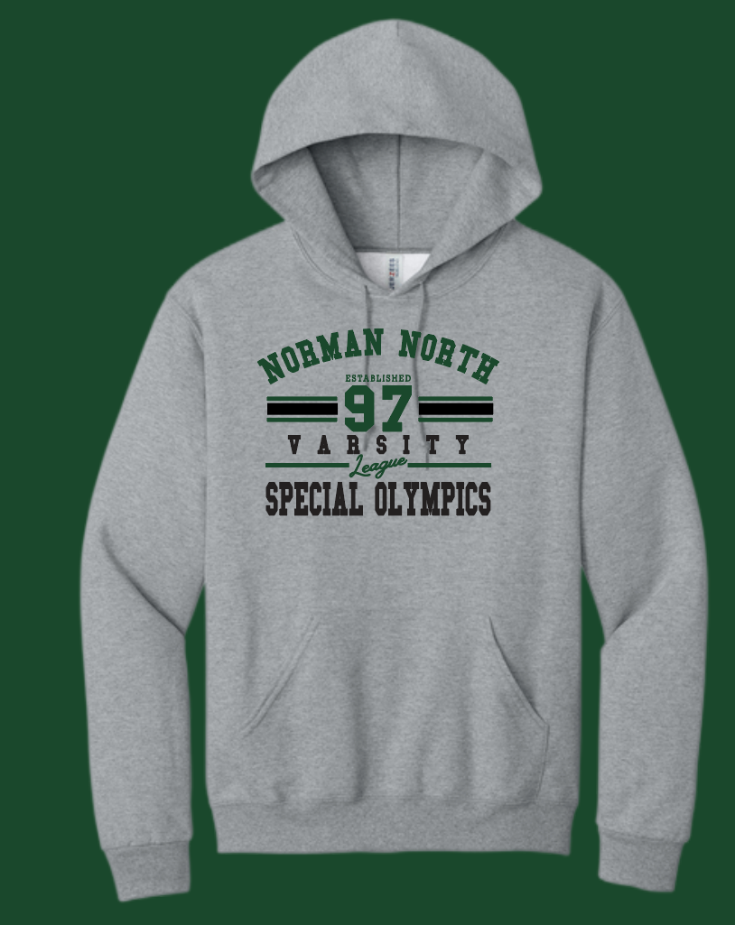 NN Special Olympics "Varsity" Design Hooded Sweatshirt (heather)