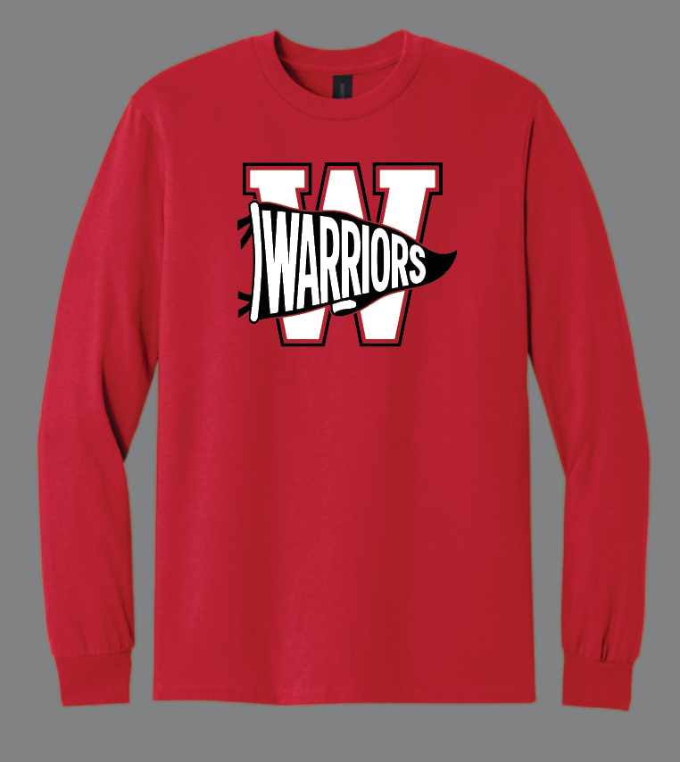 Washington High "Pennant" Design Gildan L/S T-shirt
