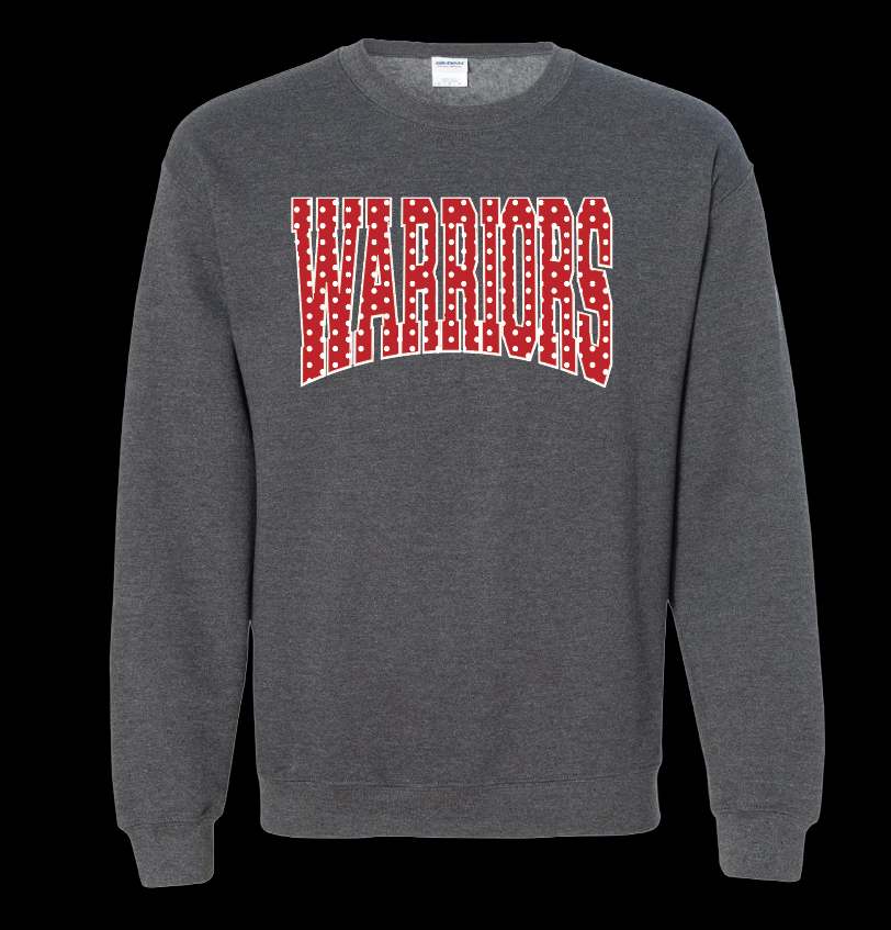 Washington High "Polka Dots" Design Crewneck Sweatshirt