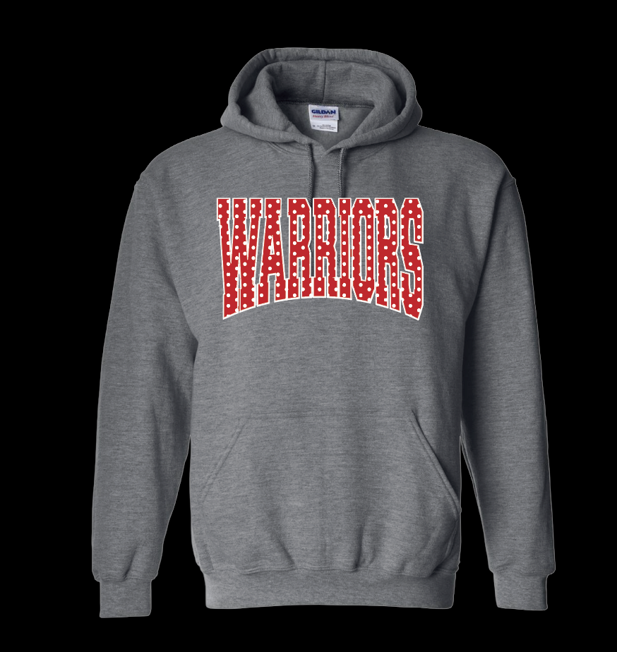 Washington High "Polka Dots" Design Hooded Sweatshirt