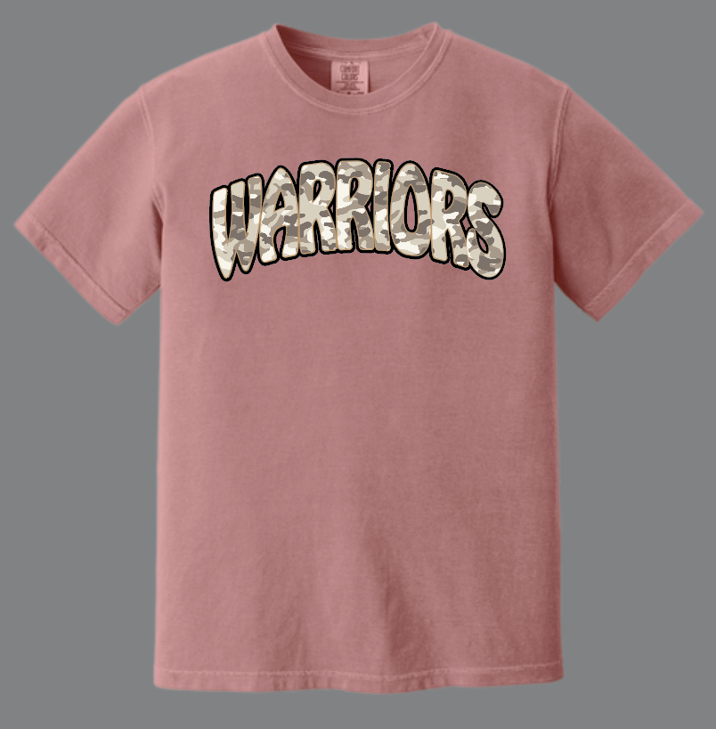 Washington High "Camo" Design Comfort Colors S/S T-shirt