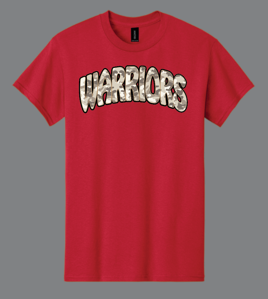 Washington High "Camo" Design Softstyle S/S T-shirt