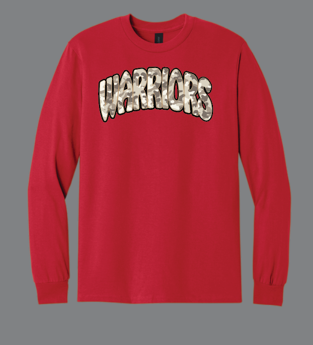 Washington High "Camo" Design Gildan L/S T-shirt