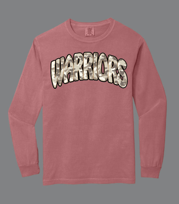 Washington High "Camo" Design Comfort Colors L/S T-shirt