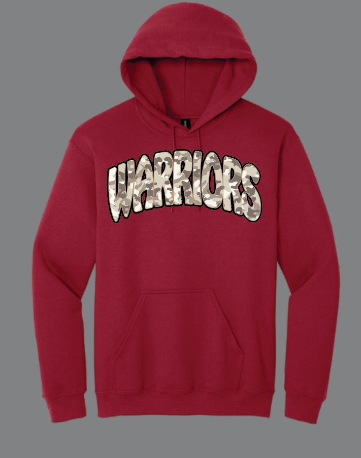 Washington High "Camo" Design Hooded Sweatshirt
