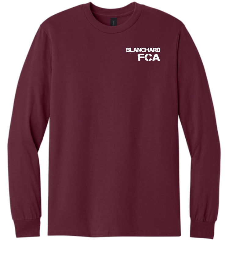 Blanchard FCA Gildan L/S T-shirt (maroon)