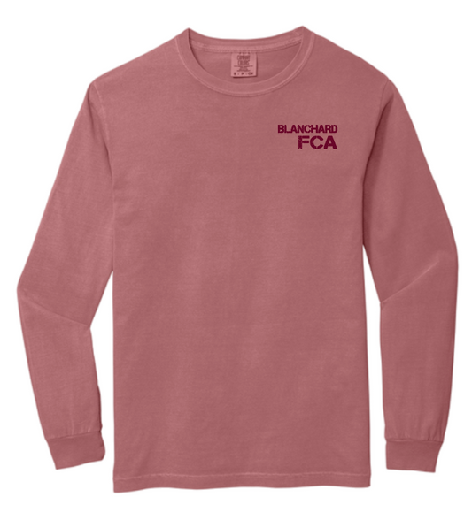 Blanchard FCA Comfort Colors L/S T-shirt (crimson)
