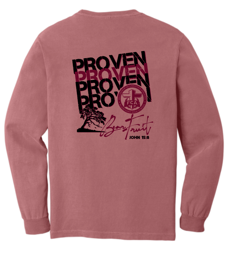Blanchard FCA Comfort Colors L/S T-shirt (crimson)