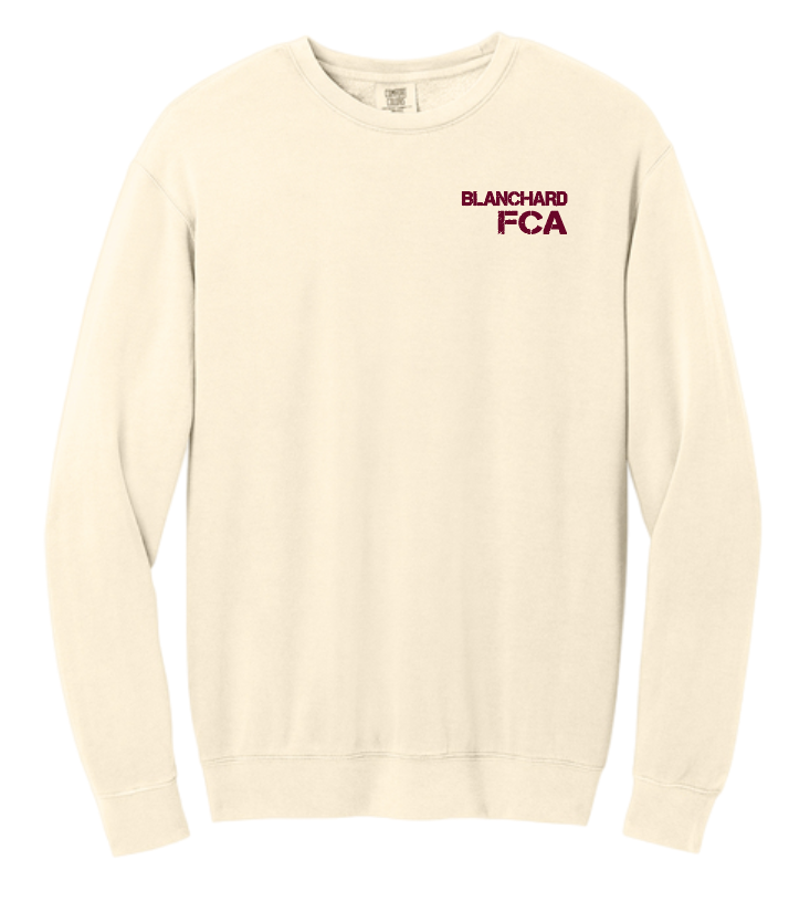 Blanchard FCA Comfort Colors Lightweight Crewneck Sweatshirt (ivory)