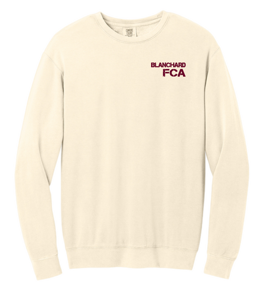 Blanchard FCA Comfort Colors Lightweight Crewneck Sweatshirt (ivory)