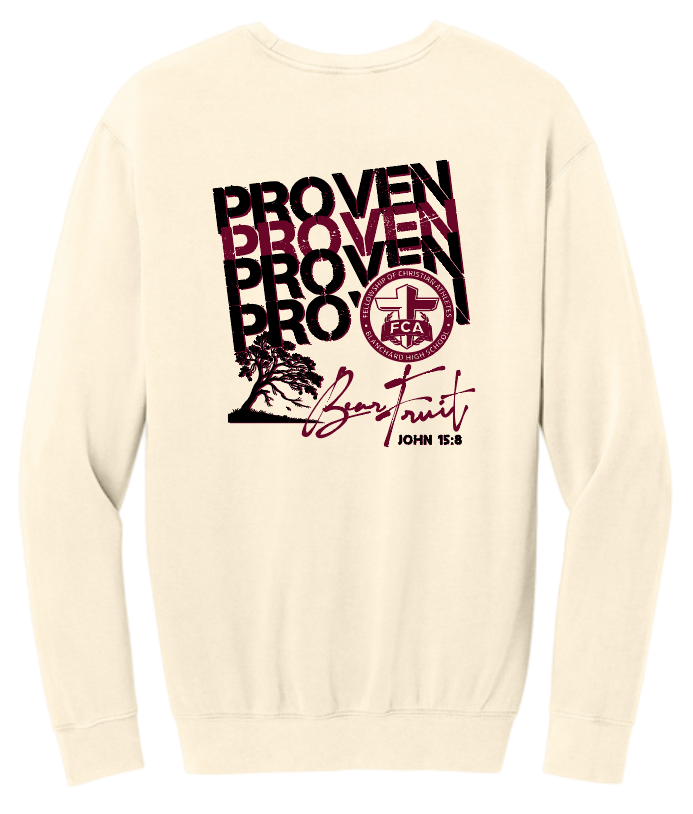 Blanchard FCA Comfort Colors Lightweight Crewneck Sweatshirt (ivory)