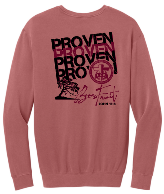 Blanchard FCA Comfort Colors Lightweight Crewneck Sweatshirt (crimson)